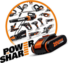 Carica l'immagine nel visualizzatore di Gallery, WORX WA3639 Batteria agli ioni di litio PowerShare 20V 2.0Ah