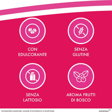 Carica l'immagine nel visualizzatore di Gallery, Cistiflux Plus, Integratore a Base di Estratto di Mirtillo Rosso,Cranberry Americano, e D-Mannosio,per Favorire Una Corretta Funzionalità delle Vie Urinarie, 14 Bustine, Gusto Frutti di Bosco