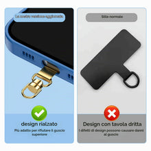 Carica l'immagine nel visualizzatore di Gallery, Set di 4 Toppa per Cordino Telefono,Ovale 360° Ruotabile Cordino per Telefono Patch in Acciaio Inox Toppe di Ricambio Mu