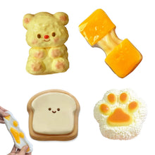 Carica l'immagine nel visualizzatore di Gallery, Squishy Giocattoli, 4 Pezzi Taba Squishy Kit, Squishies Squisze Fidget giocattoli Stress Relief Giocattoli per Adulti Fa