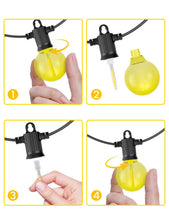 Carica l'immagine nel visualizzatore di Gallery, ZOTOYI Lampadine LED Accessorio per Luci da Esterno Alimentate a Rete – 12PCS IP65 Impermeabili per Luci a Festone da Gi