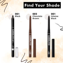 Carica l&#39;immagine nel visualizzatore di Gallery, Rimmel London ScandalEyes Exaggerate Eye Definer, Matita Occhi Automatica Waterproof a Lunga Durata dal Colore Intenso e Tratto Ultra Preciso, 001 Intense Black - 0.35g