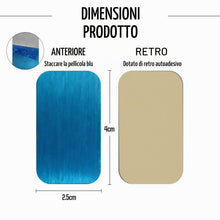 Carica l'immagine nel visualizzatore di Gallery, 20 Pezzi di Patch Magnetici Rettangolari, Magneti Metallici Autoadesivi, Accessori per La Sostituzione della Lampada, Ad