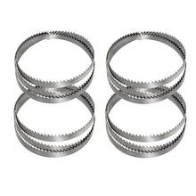 Carica l'immagine nel visualizzatore di Gallery, Set di 4 Lame per Sega A Nastro SK5, 1400mm x 6,35mm x 0,35mm per Sega A Nastro BS200A 8" (Taglia : 10 TPI)
