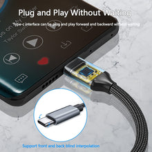 Carica l'immagine nel visualizzatore di Gallery, Unnderwiss Adattatore Audio USB C a Jack per Cuffie 3.5 mm, Compatibile con Galaxy S21 S21+ Note20 S20 Ultra, Huawei P40