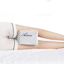 Carica l'immagine nel visualizzatore di Gallery, AOTOZE Cuscino ortopedico per gambe per chi dorme sul fianco, in memory foam, ergonomico, per ginocchia, 25 x 20 x 16 cm