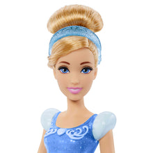 Carica l&#39;immagine nel visualizzatore di Gallery, Mattel Disney Princess - Cenerentola bambola con capi e accessori scintillanti ispirati al film, giocattolo per bambini, 3+ Anni, HLW06