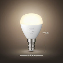 Carica l'immagine nel visualizzatore di Gallery, Philips Hue White, Sferetta luce smart LED E14