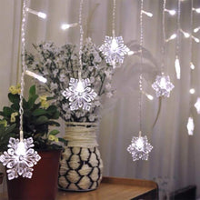 Carica l'immagine nel visualizzatore di Gallery, Klighten Tenda Luci LED, Luci cascata, Strisce LED, 96er Led Luci 3.5*0.65m Telecomando, Alimentato da Batteria, Imperme