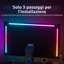 Carica l'immagine nel visualizzatore di Gallery, Luce per monitor da gaming, retroilluminazione con effetto di sincronizzazione del colore dello schermo per monitor per 