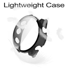 Carica l'immagine nel visualizzatore di Gallery, GIOPUEY Cover Compatibile con Garmin Forerunner 170, [2 Pezzi] Pellicola Protettiva Vetro + Cornice in Plastica Rigida C