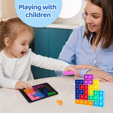 Carica l&#39;immagine nel visualizzatore di Gallery, Pop It Giochi Antistress, Bambini Gioco Sensoriale, IQ Puzzle, Poppit Giocattolo Educativo, Bubble Fidget It Toy, Antistress Giochi Rompicapo Giocattoli Fidget Toys per Bambini e Adulti
