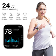 Carica l'immagine nel visualizzatore di Gallery, UMIDIGI UFit Pro Smartwatch Donna Orologio Fitness Tracker per Uomini Donne, Cardiofrequenzimetro, SpO2, Alexa Integrata,5ATM Impermeabile Fitness Orologio per Android/iOS,Whatsapp Notifiche Messaggi