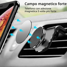 Carica l'immagine nel visualizzatore di Gallery, Kinizuxi Supporto Cellulare Auto Magnetic Air Vent, Portacellulare per Aauto Universale with Super Strong Magnets Suppor