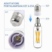 Carica l'immagine nel visualizzatore di Gallery, E27 a E14 Socket Converter 8 Allungare il Filo Adattatore E27 E14
