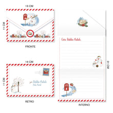 Carica l'immagine nel visualizzatore di Gallery, LINA OFFICINE GRAFICHE CREATIVE letterina per Babbo Natale Pupazzo di Neve con Cassetta Lettere