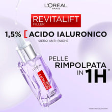 Carica l'immagine nel visualizzatore di Gallery, L'Oréal Paris Siero Viso Revitalift Filler, Azione Rimpolpante e Anti-Rughe, Altamente Concentrato con Acido Ialuronico al 1.5%, 30 ml