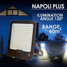 Carica l'immagine nel visualizzatore di Gallery, M Ledme - Faretto Proiettore Led Napoli Plus 100W, 12.000 lumen, IP65 dimmerabile, Colore Luce Neutra (4500k), illuminaz