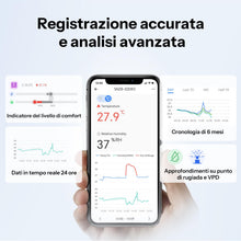 Carica l'immagine nel visualizzatore di Gallery, SONOFF SNZB-02DR2 AirGuard TH, sensore Zigbee intelligente per temperatura e umidità, display LCD da 3,6", monitoraggio 