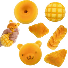 Carica l'immagine nel visualizzatore di Gallery, Echehi Set di 6 Giocattoli Squishy a Forma di Pane