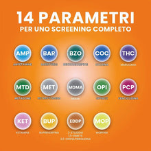 Carica l'immagine nel visualizzatore di Gallery, Test Antidroga Urine 14 in 1 | Droga Test 14 Sostanze Rilevate