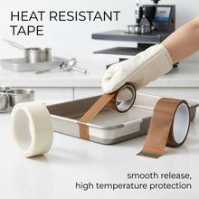 Carica l'immagine nel visualizzatore di Gallery, 2 Rotoli Nastro PTFE Resistente al Calore, 15mm x 10m, Marrone e Bianco, Nastro Adesivo in Teflon per Oscuramento LED, S