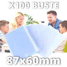 Carica l'immagine nel visualizzatore di Gallery, Bustine Protettive Carte x100pcs (86 * 59 mm) Protezione Buste Protettive Manga ✮Garanzia A Vita✮ 2025 Photocard Sleeves