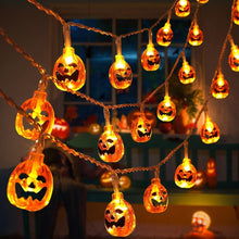 Carica l'immagine nel visualizzatore di Gallery, Halloween Mini luci LED zucca, luce a LED luce bianca calda, per lanterne di carta, Halloween, Natale, feste, compleanni