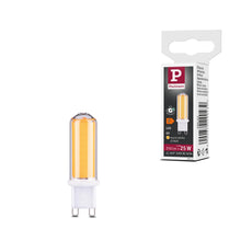 Carica l'immagine nel visualizzatore di Gallery, Paulmann 29043 Lampadina LED standard attacco a baionetta 230V G9 230V confezione da 1 2,4W 250lm chiaro vetro 2700K - b