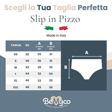 Carica l'immagine nel visualizzatore di Gallery, Mutande Contenitive Donna in Pizzo e Vita Alta – Eleganti e comode, Slip Donna Cotone e Pizzo Made in Italy, Disponibili in Bianco, Nero e Nudo (IT, Testo, M, Regular, Regular, Bianco)