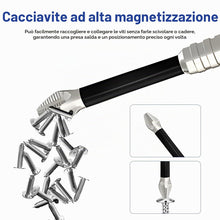 Carica l'immagine nel visualizzatore di Gallery, 9Pcs Punte Alto Magnetiche per Cacciavite, 25 50 65 70 75 90 100 120 150 mm