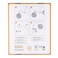 Carica l'immagine nel visualizzatore di Gallery, GuirLED - Guirlanda luminoso a LED per batuffoli di cotone USB - Luce notturna per bambini 2h - Alimentatore doppio USB 