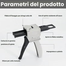 Carica l'immagine nel visualizzatore di Gallery, Pistola per Colla Epossidica,Erogatore Epossidice per Pistole,Pistola Erogatrice Pistole Applicatrici Manuali,Adatto per