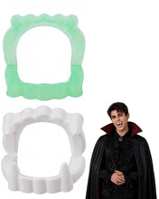 Carica l'immagine nel visualizzatore di Gallery, Denti da Vampiro 4 Pezzi (2 Modelli) - Clip Antiscivolo per Comfort Garantito. Soluzione Ideale per Halloween, Trucchi e
