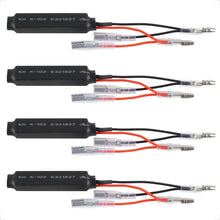 Carica l'immagine nel visualizzatore di Gallery, evermotor 4 Pezzi Resistenza 12V 10W LED Moto, DC 12V 10Ω per Frecce LED Moto, Resistore di Carico di Potenza, Cavo SMD, Mini Indicatori di Direzione, Adattatore Luce