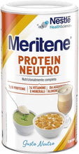 Carica l'immagine nel visualizzatore di Gallery, Meritene Protein Gusto Neutro, Polvere, Vitamine, Minerali, 270g