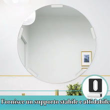 Carica l'immagine nel visualizzatore di Gallery, 12 Pezzi ganci per specchio a muro, Supporto Specchio, Ganci per Quadri, Acciaio Inossidabile Clip di Fissaggio Pesanti,