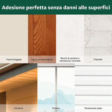 Carica l'immagine nel visualizzatore di Gallery, Command Ganci Adesivi Trasparenti per Esterni - 8 Mini Ganci e 10 Strisce Adesive per Appendere Luci in Giardino in Modo