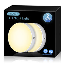 Carica l'immagine nel visualizzatore di Gallery, Ferswe luce armadio LED, 3000K ricaricabile con batteria grande da 1000 mAh, luci da attaccare per armadio, armadio, sca