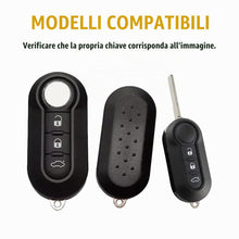 Carica l'immagine nel visualizzatore di Gallery, Cover Chiave Guscio Chiavi per Fiat Panda 500 Lancia Ypsilon Grande Punto