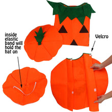 Carica l&#39;immagine nel visualizzatore di Gallery, DERAYEE Costume da Zucca di Halloween,Bambini Vestiti Halloween,Costume Carnevale Cosplay Feste