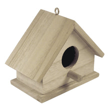 Carica l'immagine nel visualizzatore di Gallery, Rayher, 62414000, casetta per uccelli in legno FSC Mix Credit, 13,5 x 7,5 x 10 cm