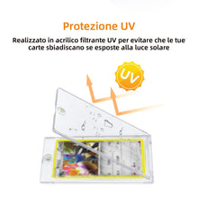 Carica l'immagine nel visualizzatore di Gallery, 10PCS Magnetic Trading Card Holder 35PT Bustine Protettive UV Protezione Custodie Porta Carta Trasparente Magnetiche Car