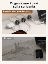 Carica l'immagine nel visualizzatore di Gallery, UGREEN 6 Pezzi Clip per Cavo a Molla Rotazione 91°
