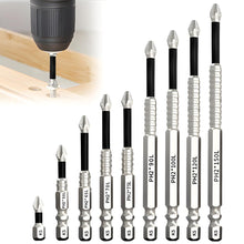 Carica l'immagine nel visualizzatore di Gallery, 9Pcs Punte Alto Magnetiche per Cacciavite, 25 50 65 70 75 90 100 120 150 mm