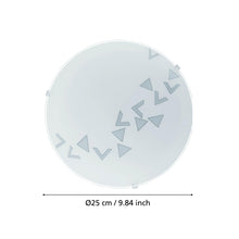 Carica l'immagine nel visualizzatore di Gallery, Eglo lampada da soffitto Mars, applique a 1 luce, lampada da soffitto in