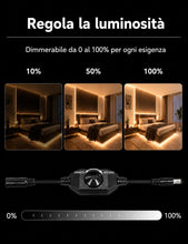 Carica l'immagine nel visualizzatore di Gallery, Striscia LED neon dimmerabile, luce calda impermeabile，5M