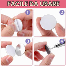Carica l'immagine nel visualizzatore di Gallery, WeddHuis 60 pcs Strumento per pedicure Carta vetrata,Grinder Carta Vetrata Disco Abrasivo Strumento per Pedicure Dischi 