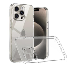 Carica l'immagine nel visualizzatore di Gallery, CAPTOR Cover Trasparente per iPhone 15 Pro Max, Custodia TPU in Silicone Morbida e Sottile, Alta Qualità con Bordo Rialz