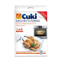 Carica l'immagine nel visualizzatore di Gallery, Cuki Sacchetti forno cottura dietetica senza Grassi, 25x38 cm - 8 Pezzi